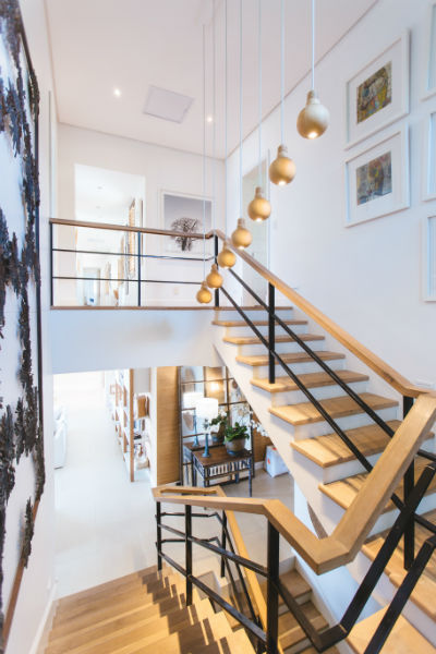 Beautiful stairs made by an interior designer