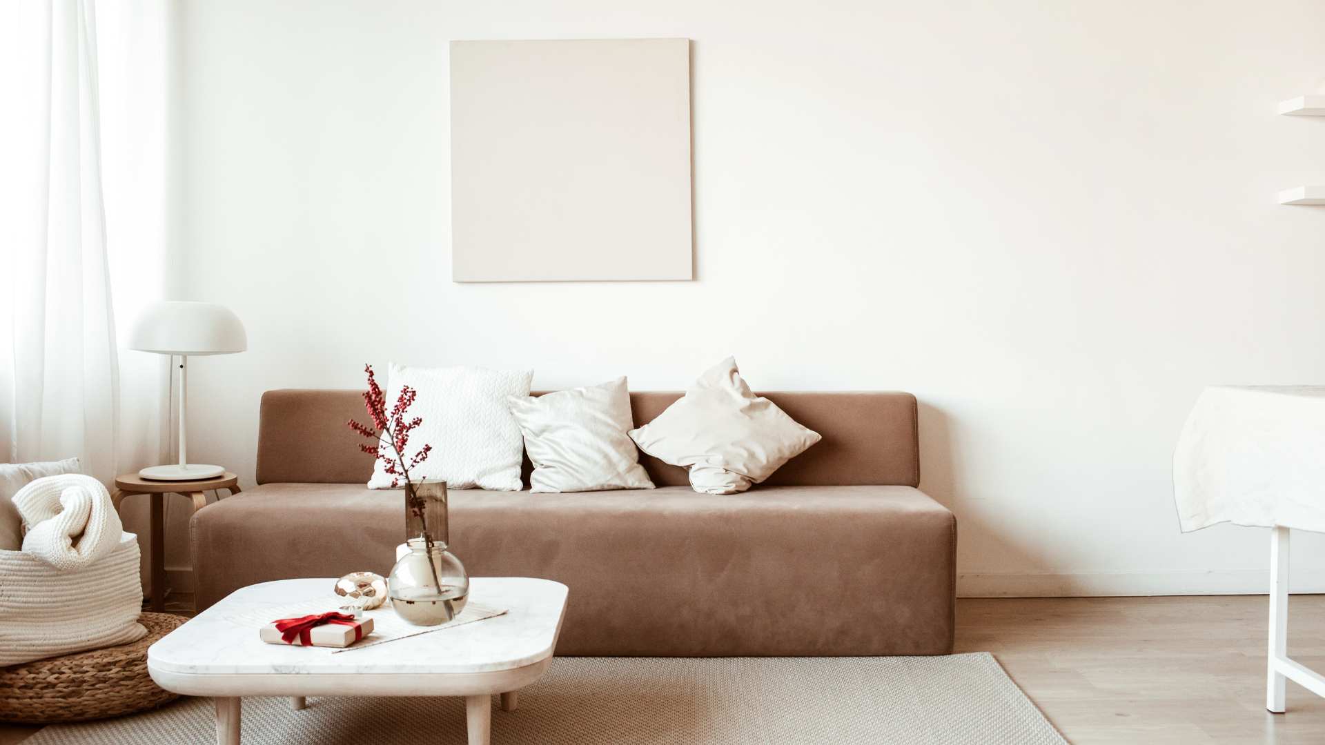 Well-decorated living room