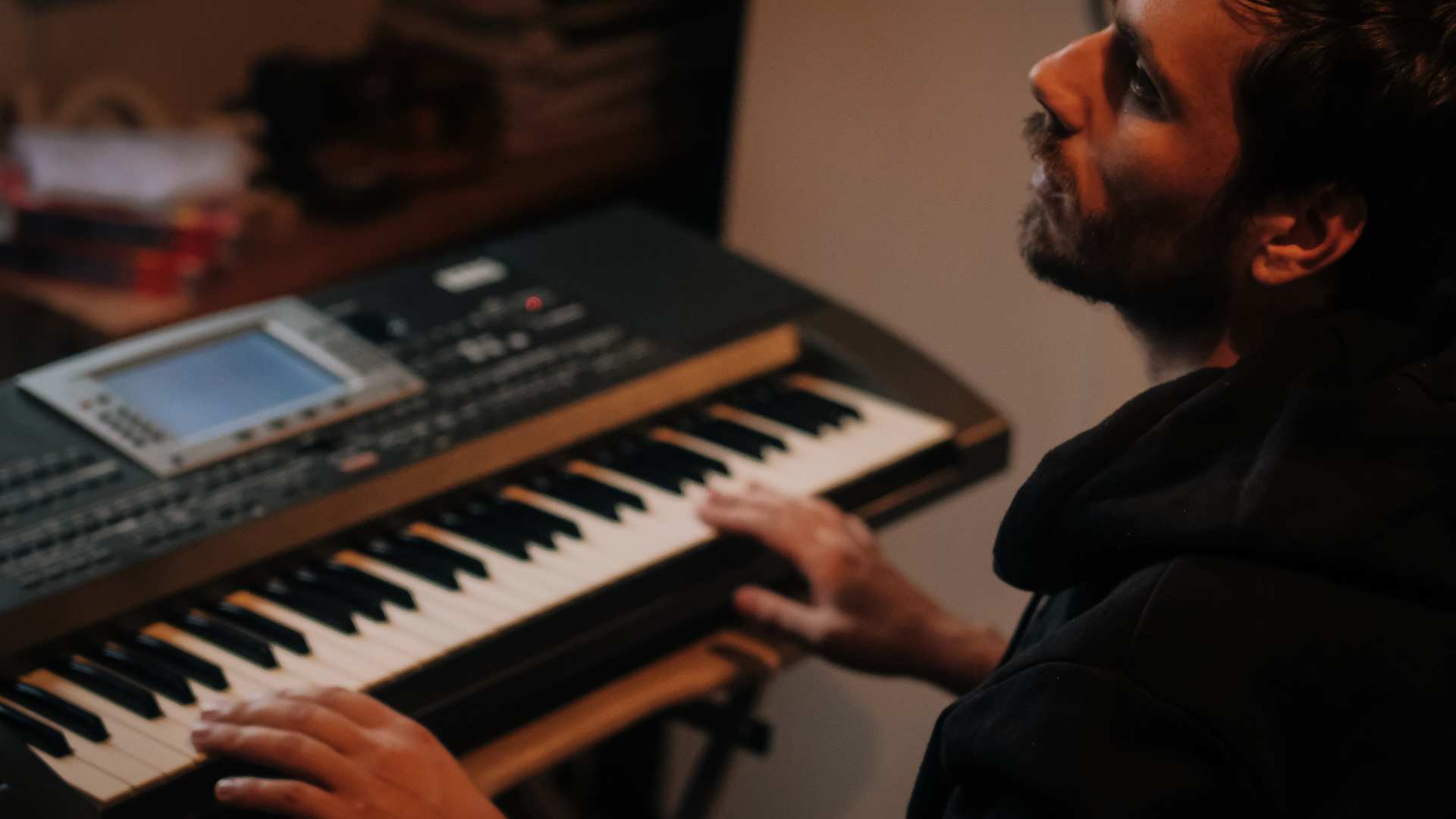 man who plays the piano